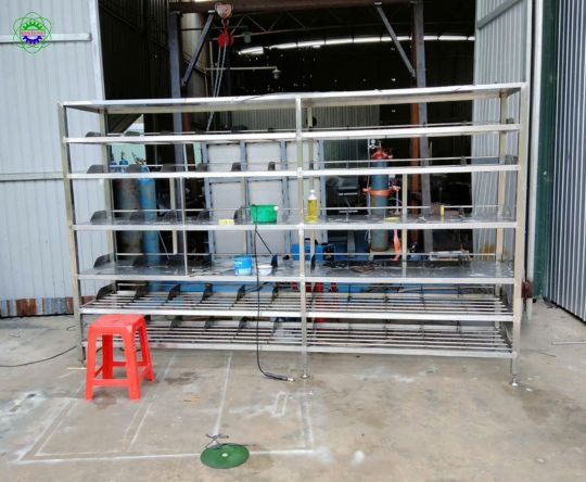 KỆ DỤNG CỤ INOX 5 TẦNG 304